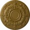 Ekena Millwork Oslo Ceiling Medallion (Fits Canopies up to 10 1/2"), Hand-Painted Gold, 28 1/8"OD x 1 3/4"P CM28OSGLS - alternate 1